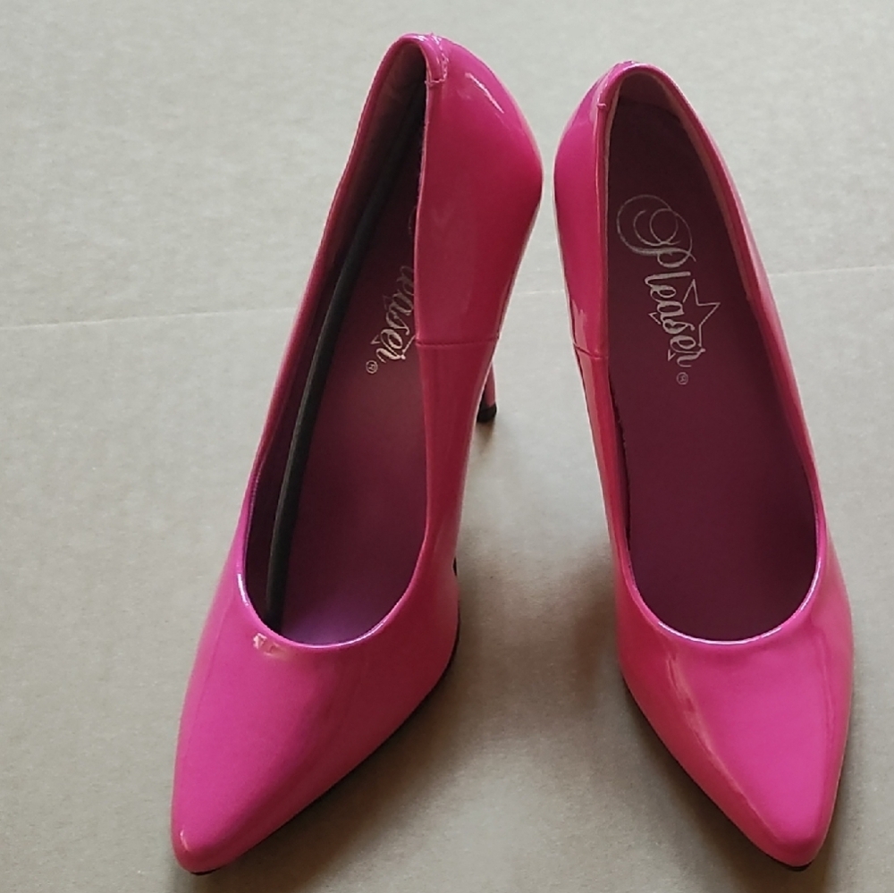 Pink Patent Leather Heels